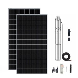 3 inch 48V Fırçasız Dc Dalgıç Pompa Panel Set 750 Watt 140 mss - 1
