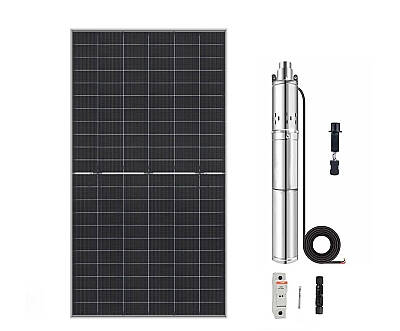 3 inch 48V Fırçasız Dc Dalgıç Pompa Panel Set 750 Watt 140 mss - 1