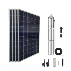 3 inch 48V Fırçasız Dc Dalgıç Pompa Panel Set 750 Watt 90 mss - 1