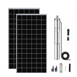 3 inch 48V Fırçasız Dc Dalgıç Pompa Panel Set 750 Watt 90 mss - 1