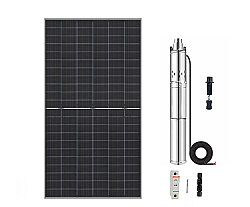 3 inch 48V Fırçasız Dc Dalgıç Pompa Panel Set 750 Watt 90 mss - Cacheng
