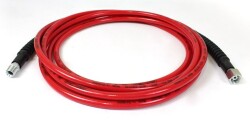 4.5 Metre Yüksek Basınçlı Oto Yıkama Hortumu 200 Bar Teflon Alman Malı Kırmızı - 1
