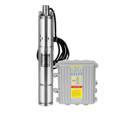 48 Volt Dc Solar Güneş Enerjili Dalgıç Pompa 70mm Dış Çap 650 Watt Panolu 80 Mss 3 m³/h - 1