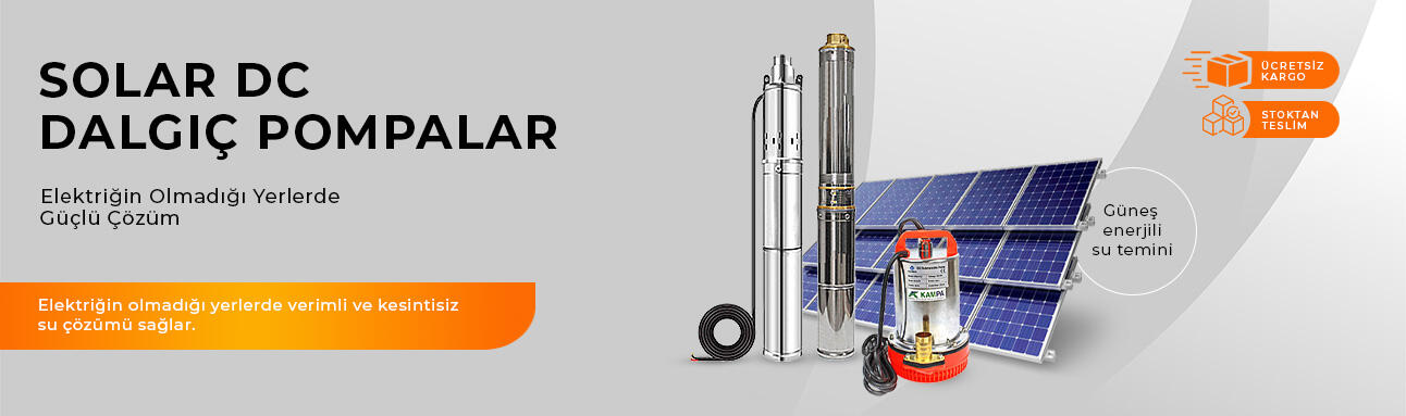 Solar Dc Dalgıç Pompalar