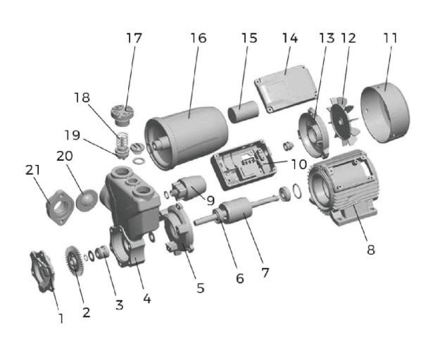 Leo APSm75AT Sıcak Su Hidroforu