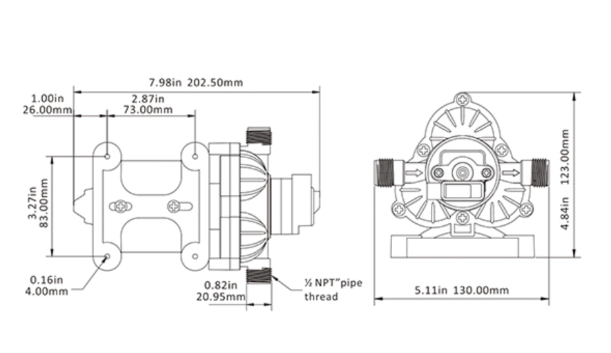 Seaflo 12 Volt Sessiz Hidrofor