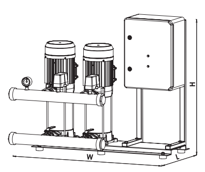 Sumak SHT 16 C 550/5-EEEY Üç Pompalı Elektrikli Yangın Hidroforu