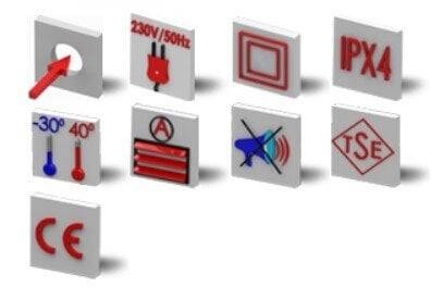 Aircol 100lük Otomatik Panjurlu Tuvalet ve Banyo Fanı / Aspiratörü 100 m³/h - Aircol 100 OP - 4