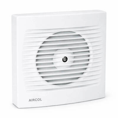 Aircol 100lük Panjurlu Tuvalet, Wc ve Banyo Fanı / Aspiratörü 100 m³/h - Aircol 100 MP - 1