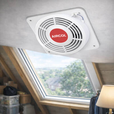 Aircol 130 Pencere ve Duvar Tipi Plastik Aspiratör - Aircol 130 - 5