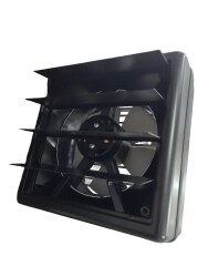 AIRCOL 150C OP Siyah Cam ve Duvar Tipi Aksiyel Fan - 2