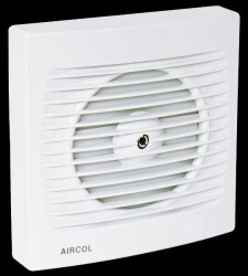 Aircol 150lik Otomatik Panjurlu Tuvalet ve Banyo Fanı / Aspiratörü 300 m³/h - Aircol 150 OP - Aircol