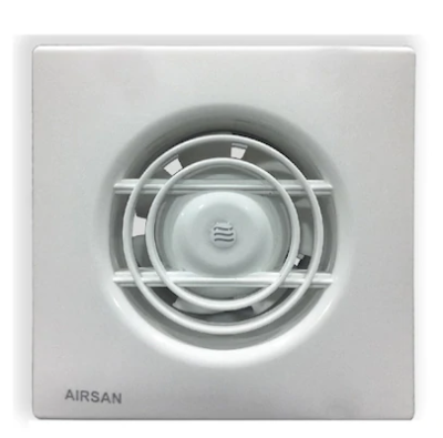 Airsan 100lük Sessiz Banyo, Mutfak ve Wc Fanı / Aspiratörü 30 Db 100 m³/h - 1