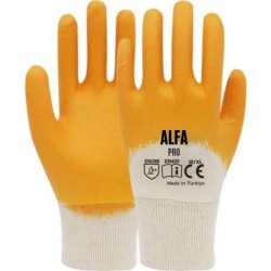 Alfa Pro İş Güvenliği Eldiveni - 1 Çift - Alfa
