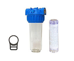 Aquafer 10 inç Siliphos Tüp Kireç Önleyici Su Filtresi 1 inc - Aquafer