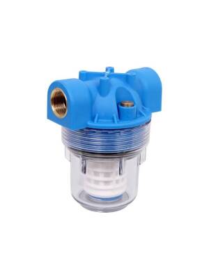 Aquafer 3 inç Yıkanabilir Filtre 3/4 inc 50 Micron Tortu Pislik Tutucu Filtre - 1