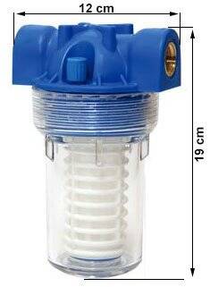 Aquafer 5'' Siliphos Filtre 1/2 inc 100 Micron Yıkanabilir Kireç Önleyici Filtre - 2