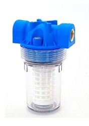 Aquafer 5'' Yıkanabilir Filtre 1/2 inc 100 Micron Su Süzme Filtresi - 1