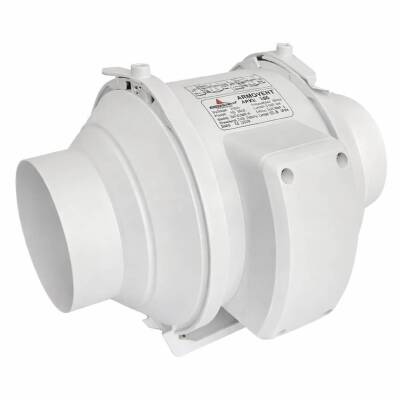 ARMOVENT APKF Plastik Çift Kademeli Sessiz Kanal Tipi Fan - 1