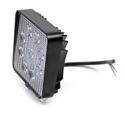 Beyaz Işıklı Kare Led Lamba Off Road Sis Farı 9 Ledli 12-24 Volt YERLİ ÜRETİM - 3