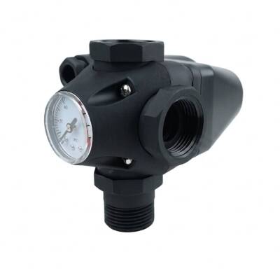 Cacheng SK-13C Basınç Şalteri Hidrofor Kiti 220V (Basınç Şalteri + Manometre + 5 Yollu) - 1