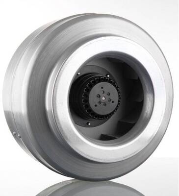 Dündar CK15-E1 Kanal Tipi Metal Radyal Yuvarlak Fan 550 m³ 2400 RPM - 1