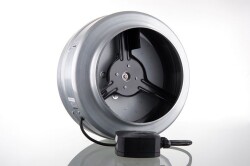 Dündar CK15-E1 Kanal Tipi Metal Radyal Yuvarlak Fan 550 m³ 2400 RPM - 2