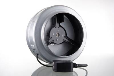 Dündar CK15-E1 Kanal Tipi Metal Radyal Yuvarlak Fan 550 m³ 2400 RPM - 2
