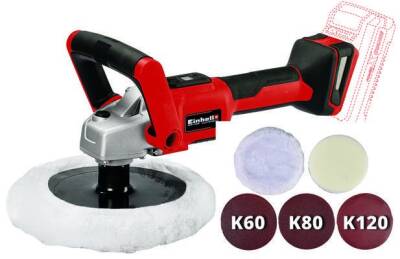 Einhell CE-CP 18/180 Li E-Solo Akülü Polisaj Zımpara Makinası - 4