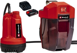 Einhell GE-SP 18 Li - Akülü Dalgıç Pompa - Temiz Su - Akü ve Şarj Dahil (2.5 Amper) - 1