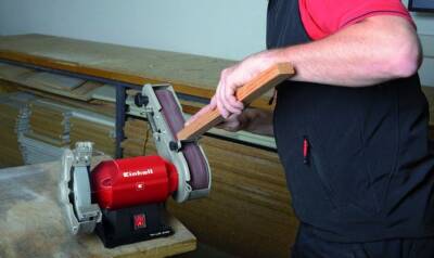 Einhell TH-US 240 Tezgah Şerit Taşlama, Taş Motoru Bant Zımpara - 2