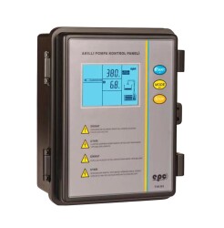 EPC 0,75 - 4 KW Trifaze Dalgıç Pompa Koruma ve Kontrol Panosu - Dijital Ekran, Türkçe Menü - EPC