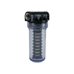 EuroFil 5'' Yıkanabilir Paslanmaz Mazot Süzme Filtresi 1/2 inc 100 Mikron - EuroFil