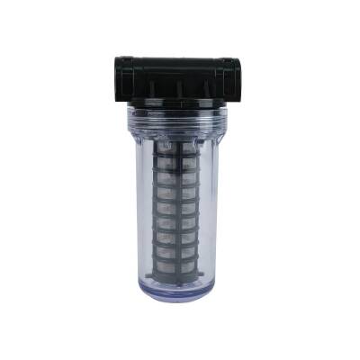 EuroFil 5'' Yıkanabilir Paslanmaz Mazot Süzme Filtresi 1/2 inc 100 Mikron - 2