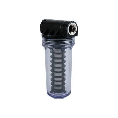 EuroFil 5'' Yıkanabilir Paslanmaz Mazot Süzme Filtresi 1/2 inc 100 Mikron - 3