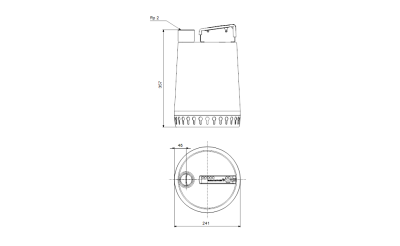 Grundfos UNILIFT AP12.50.11.A1 Paslanmaz Gövdeli Kirli Su Drenaj Dalgıç Pompa - 3