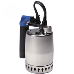 Grundfos UNİLİFT KP150-AV-1 Paslanmaz Gövdeli Asansör Şamandıralı Kirli Su Drenaj Dalgıç Pompa - Grundfos