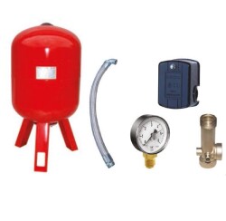 100 Litre Dikey Ayaklı Hidrofor Kiti, Hidrofor Bağlantı Takımı - Kampa