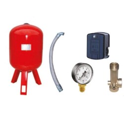 50 Litre Dikey Ayaklı Hidrofor Kiti, Hidrofor Bağlantı Takımı - Kampa