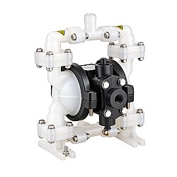 Huge Pump-Günalsan HP02 Plastik Polipropilen Gövdeli Diyaframlı Havalı Pompa 15 Lt/Dk 7 Bar 1/4'' - Huge Pump-Günalsan
