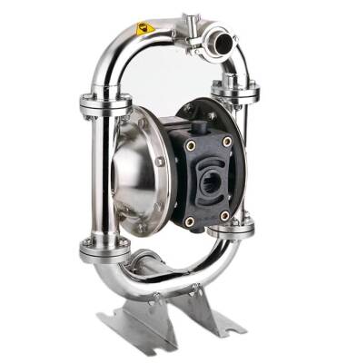 Huge Pump-Günalsan HP05 Paslanmaz Gövdeli Diyaframlı Havalı Pompa 55 Litre/Dakika 7 Bar 3/4'' - 1