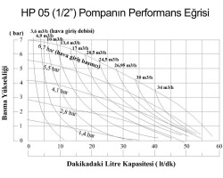 Huge Pump-Günalsan HP05 Paslanmaz Gövdeli Diyaframlı Havalı Pompa 55 Litre/Dakika 7 Bar 3/4'' - 3