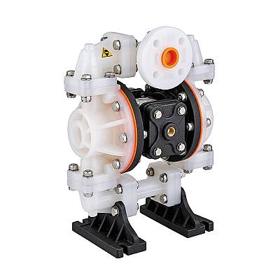 Huge Pump-Günalsan HP05 Plastik Polipropilen Gövdeli Diyaframlı Havalı Pompa 55 Litre/Dakika 7 Bar 3/4'' - 1