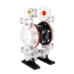 Huge Pump-Günalsan HP10 Plastik Polipropilen Gövdeli Diyaframlı Havalı Pompa 150 Litre/Dakika 7 Bar 1'' - Huge Pump-Günalsan