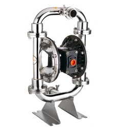 Huge Pump-Günalsan HP15 Paslanmaz Gövdeli Diyaframlı Havalı Pompa 400 Litre/Dakika 7 Bar 1½'' - 1
