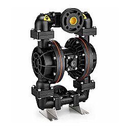 Huge Pump-Günalsan HP15 Plastik Polipropilen Gövdeli Diyaframlı Havalı Pompa 400 Litre/Dakika 7 Bar 1½'' - 3