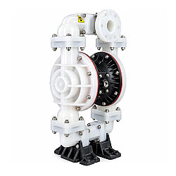 Huge Pump-Günalsan HP20 Plastik Polipropilen Gövdeli Diyaframlı Havalı Pompa 560 Litre/Dakika 7 Bar 2'' - Huge Pump-Günalsan
