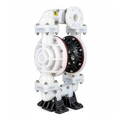 Huge Pump-Günalsan HP20 Plastik Polipropilen Gövdeli Diyaframlı Havalı Pompa 560 Litre/Dakika 7 Bar 2'' - 1