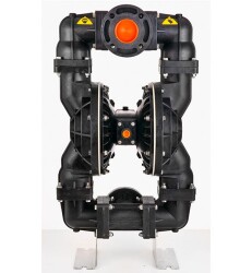 Huge Pump-Günalsan HP30 Plastik PVDF Gövdeli Havalı Diyaframlı Pompa 890 Litre/Dakika 7 Bar 3'' - 2