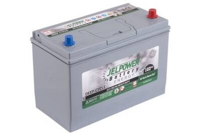 JelPower 12 Volt 102 AH Solar Jel Akü - 1